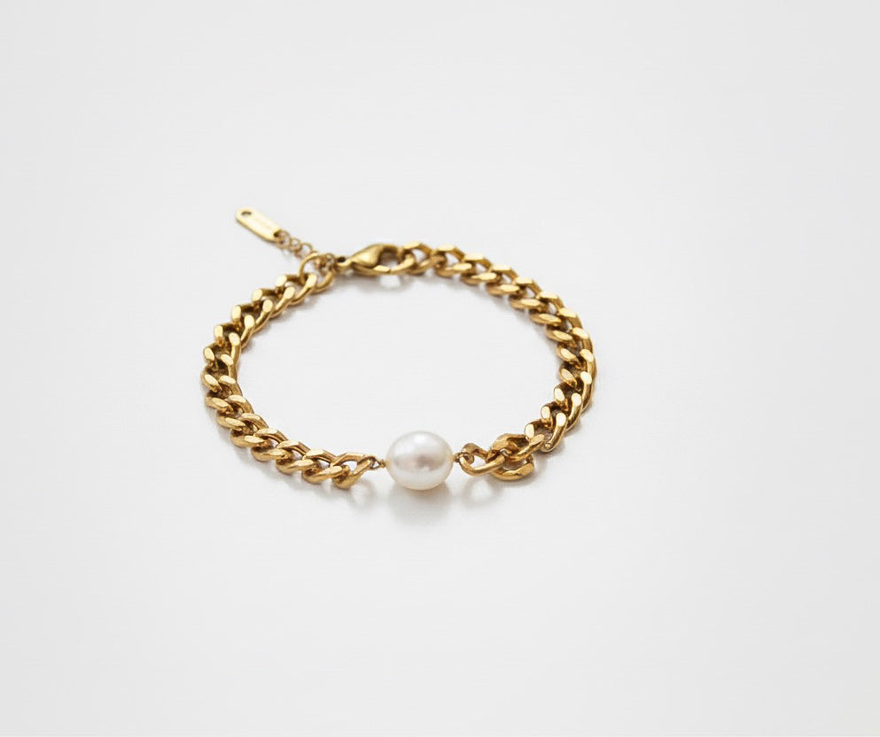 Pearl Chain Bracelet