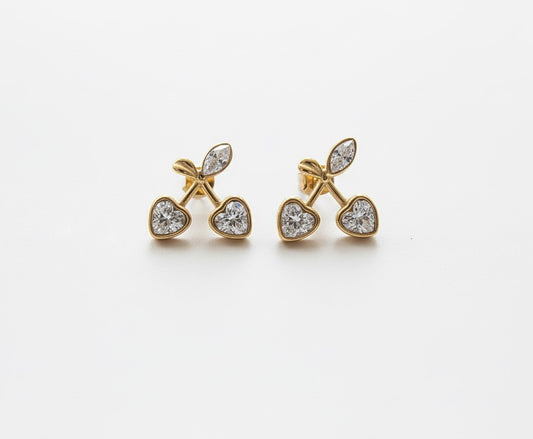 Cherry Glow Studs