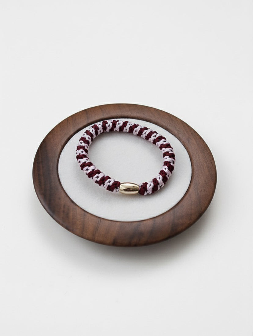 Golden Beads Hair Tie