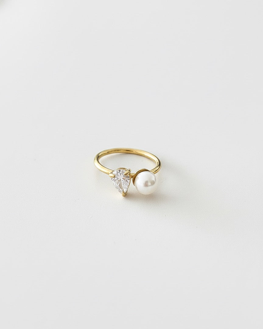 Pearl Drop Ring